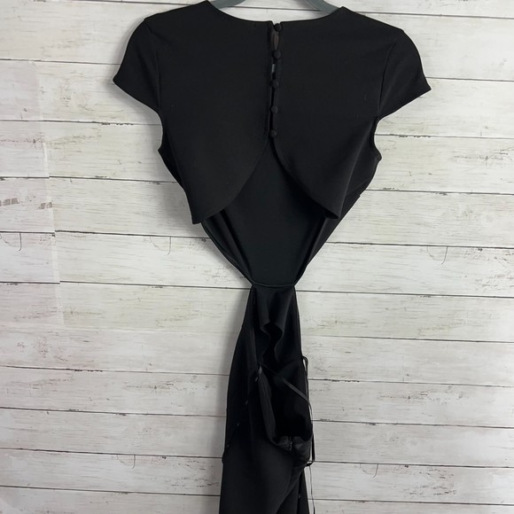 Lulus Black Conversation Piece Backless Maxi Dress - Picture 9 of 9